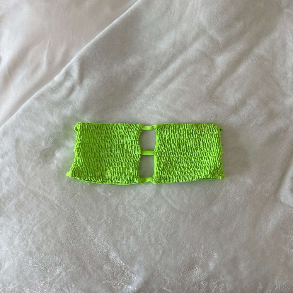 PacSun Neon Green Bikini Top